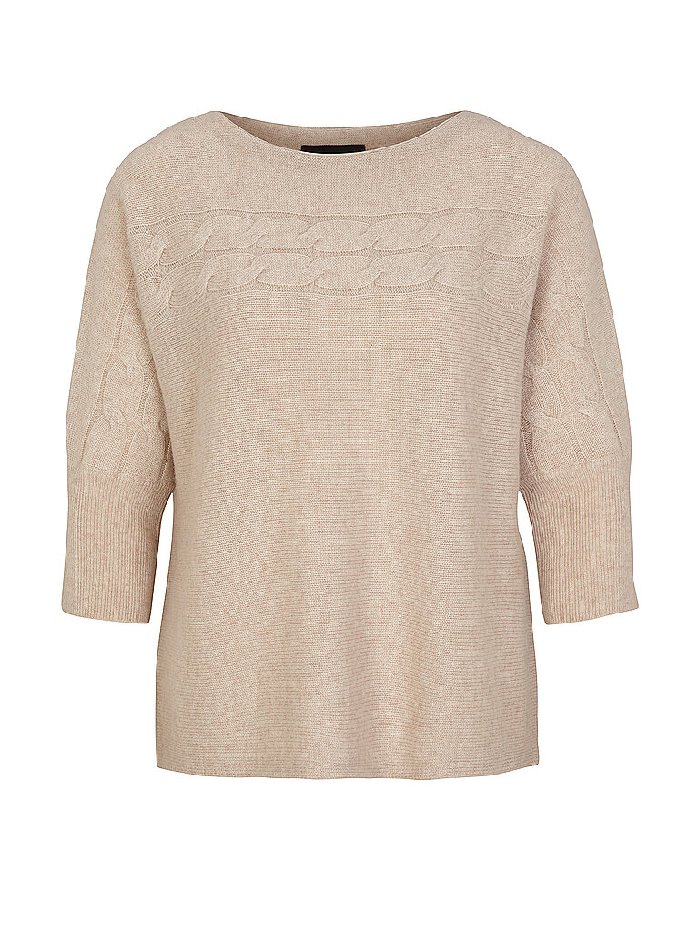 COMMA Kaschmirpullover beige | S