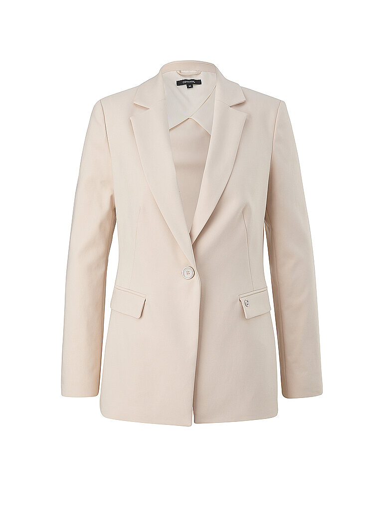comma Blazer Damen Baumwolle beige