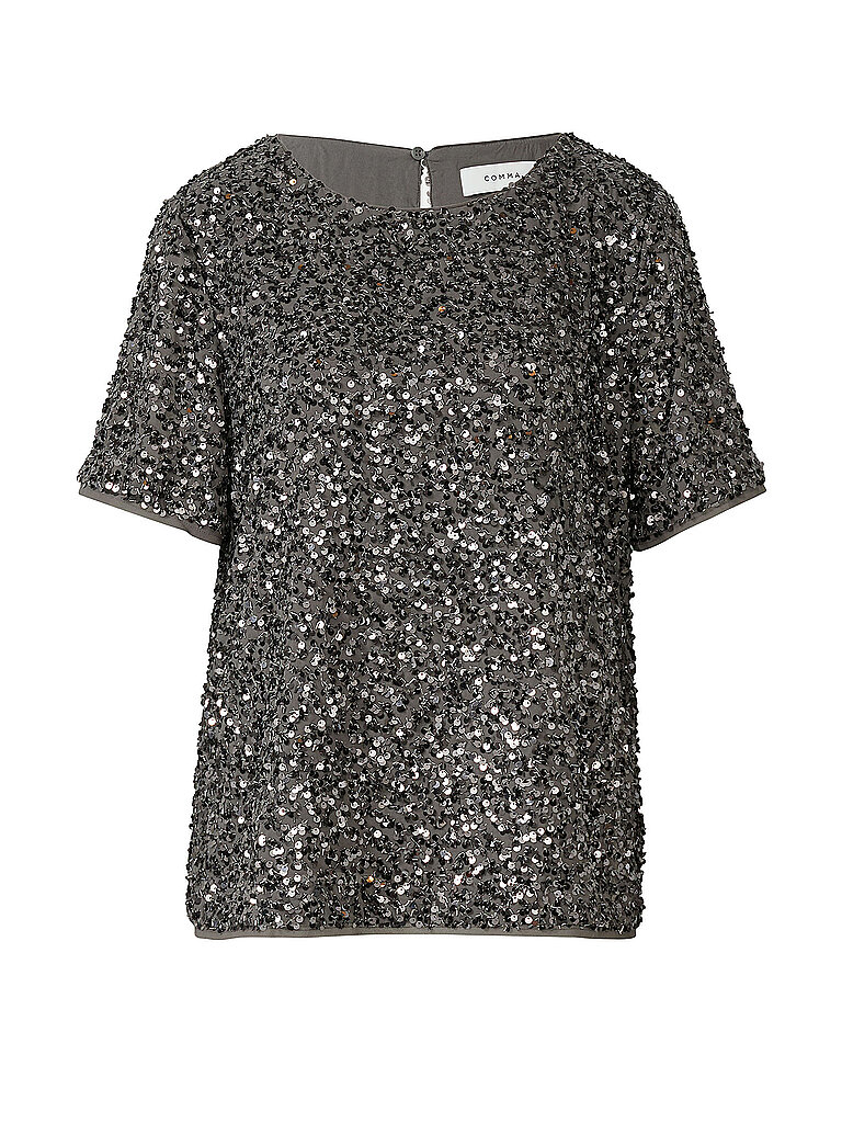 COMMA Blusenshirt  grau | 32 – comma