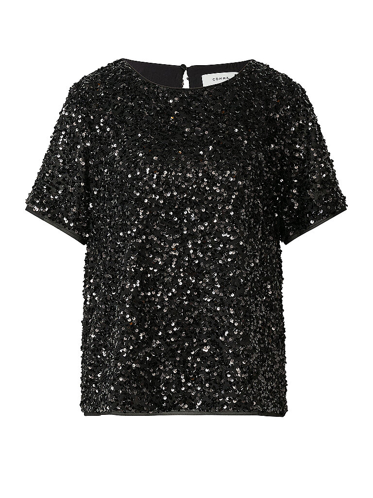 COMMA Blusenshirt  schwarz | 34 – comma