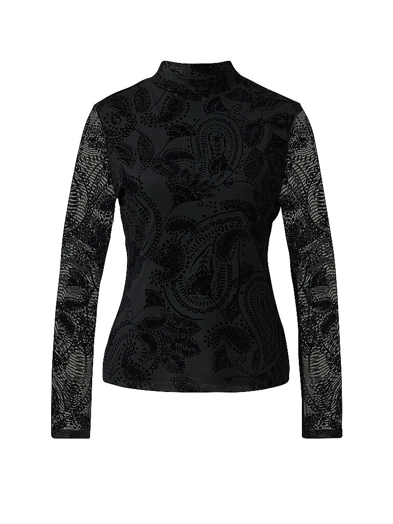 COMMA Langarmshirt  schwarz | 36 – comma
