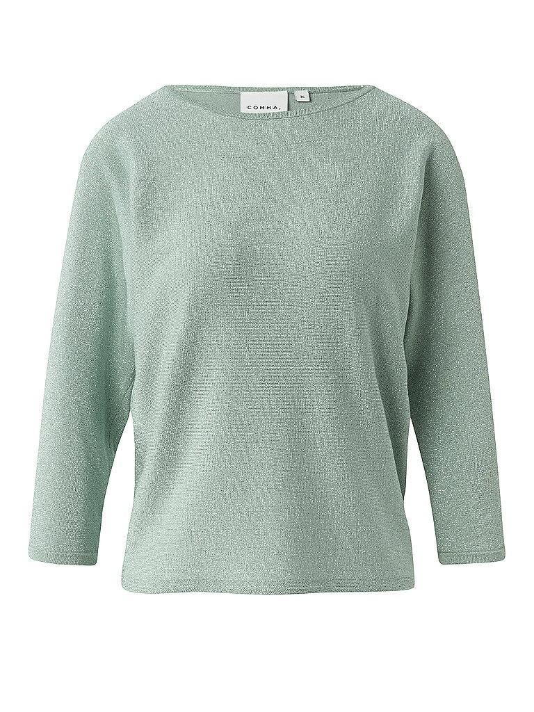 Feiner, luxuriöser Rundhalsshirt für Damen COMMA