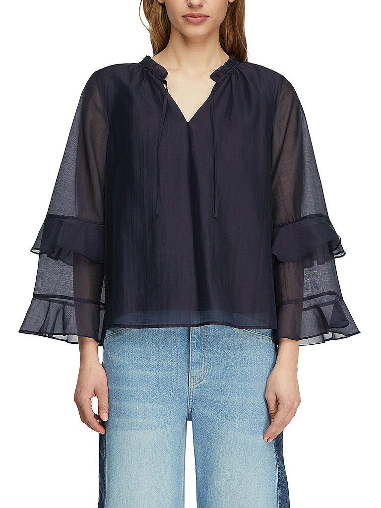COMMA Bluse  blau | 40