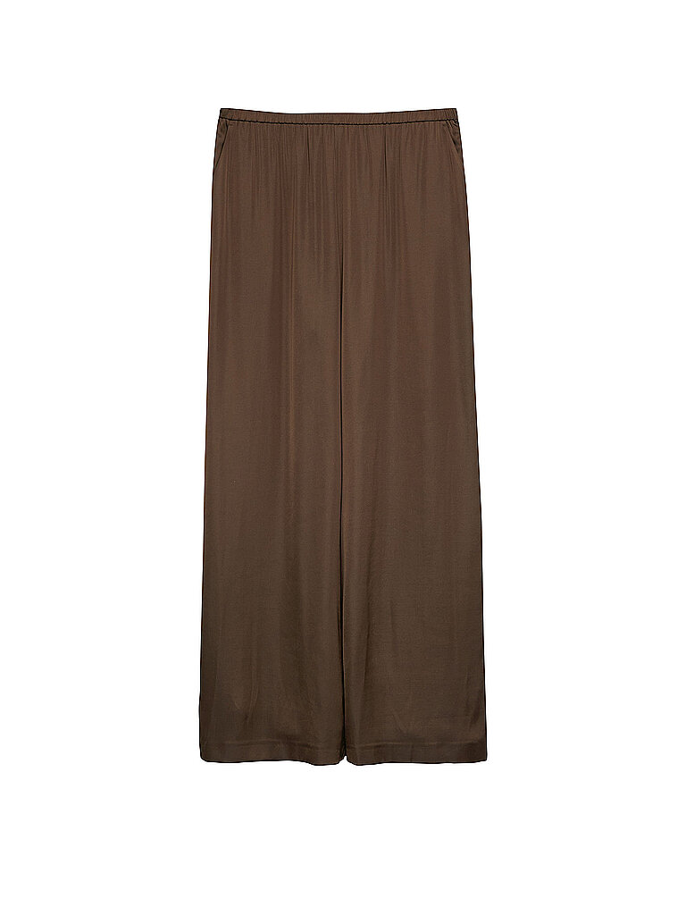 Hose mit weitem Bein aus glänzender Satin für Damen COMMA