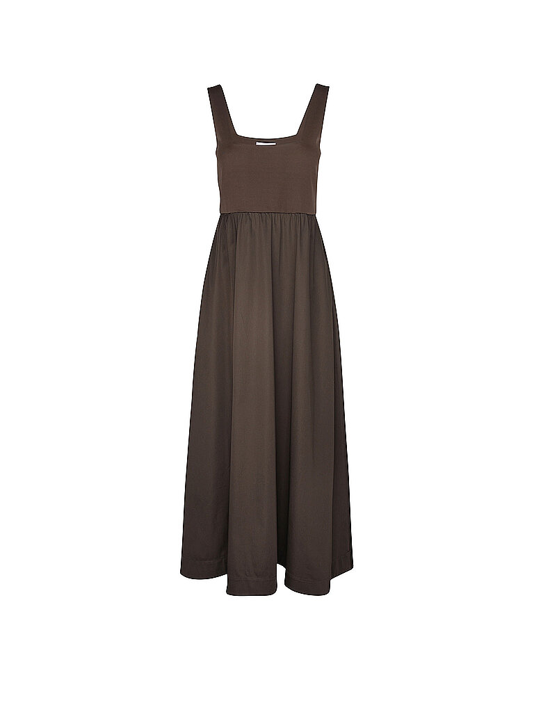 Lange Midikleid aus Materialmix für Damen COMMA