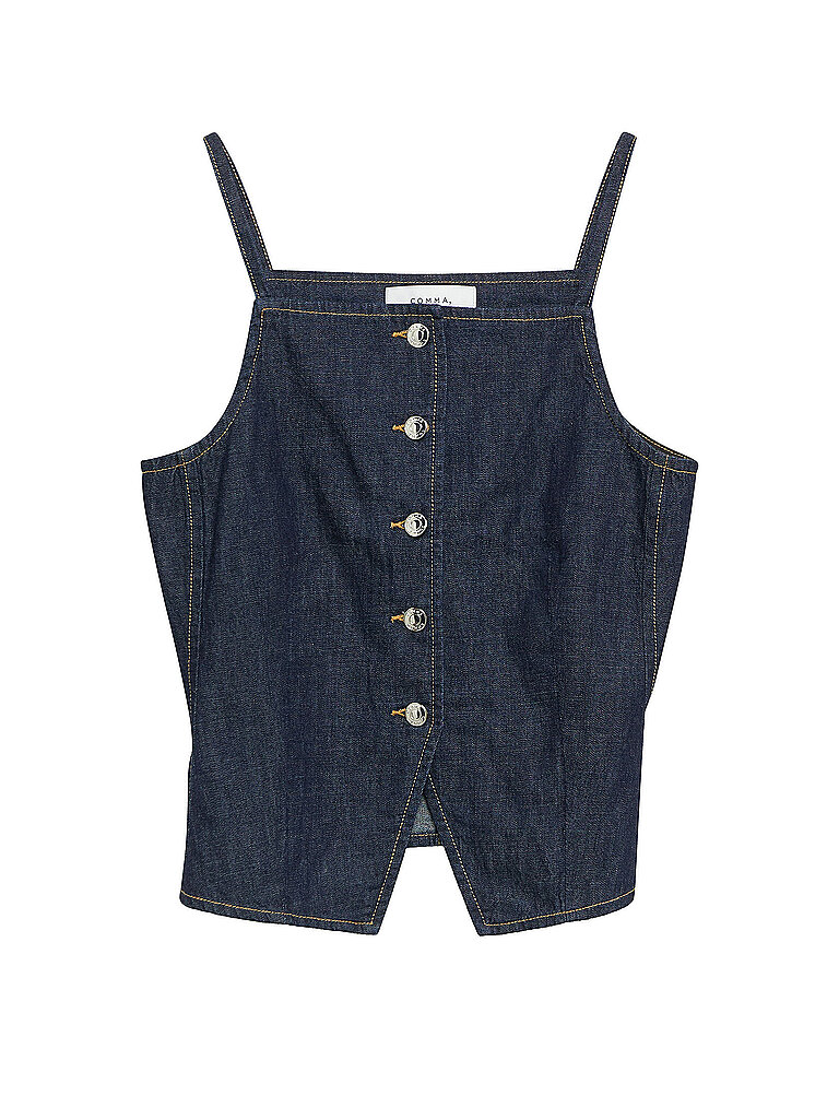 Leichtes ärmelloses Jeans-Top Damen COMMA
