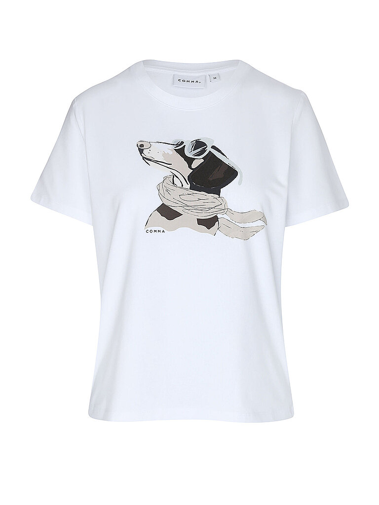 COMMA T-Shirt  weiss | 32