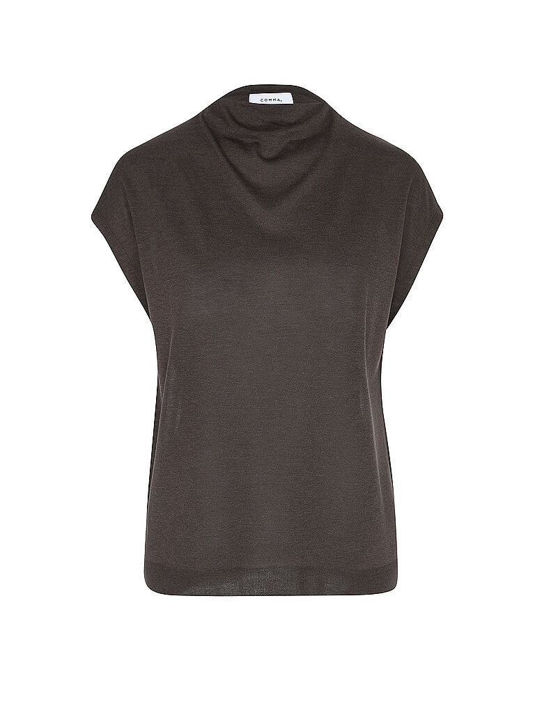 Leichte Stehkragen-T-shirt für Damen COMMA