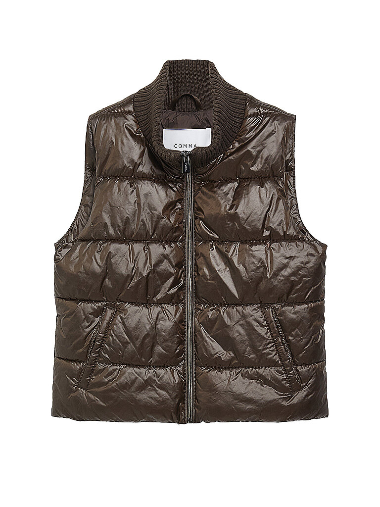 COMMA Steppgilet  braun | 32