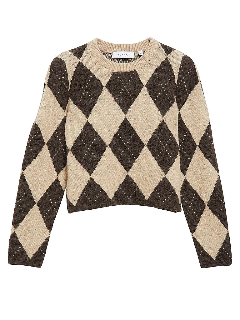 COMMA Pullover  hellbraun | 32