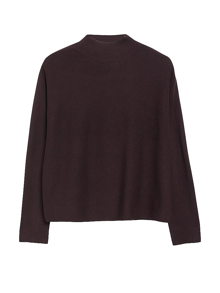 COMMA Rollkragenpullover  dunkelrot | 34