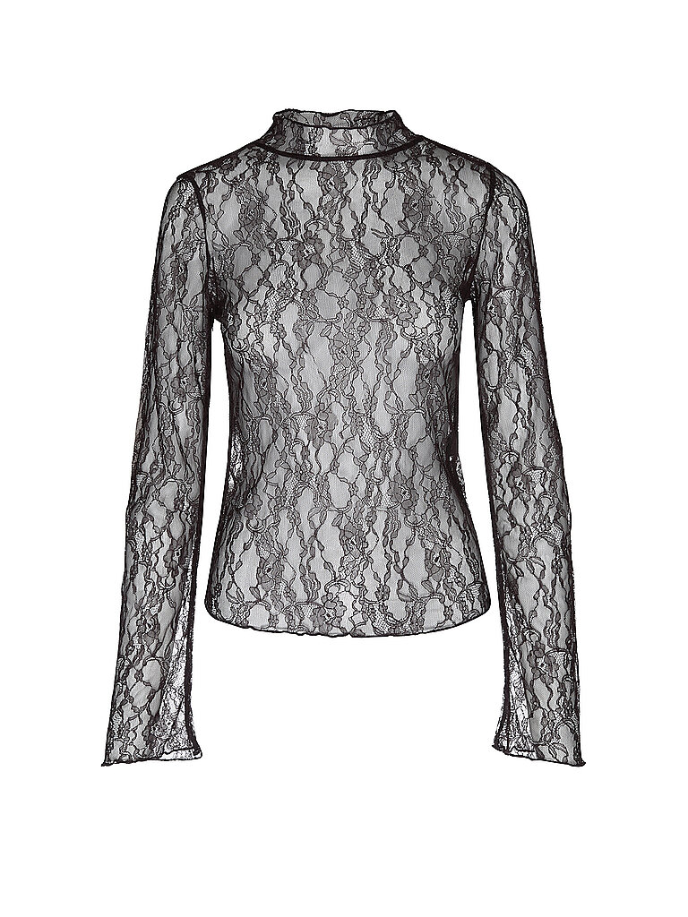 COMMA Langarmshirt  lila | 32
