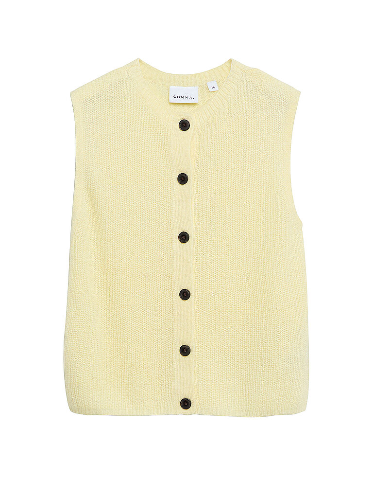 Ärmelloser Cardigan aus Alpaka-Mix für Frauen COMMA