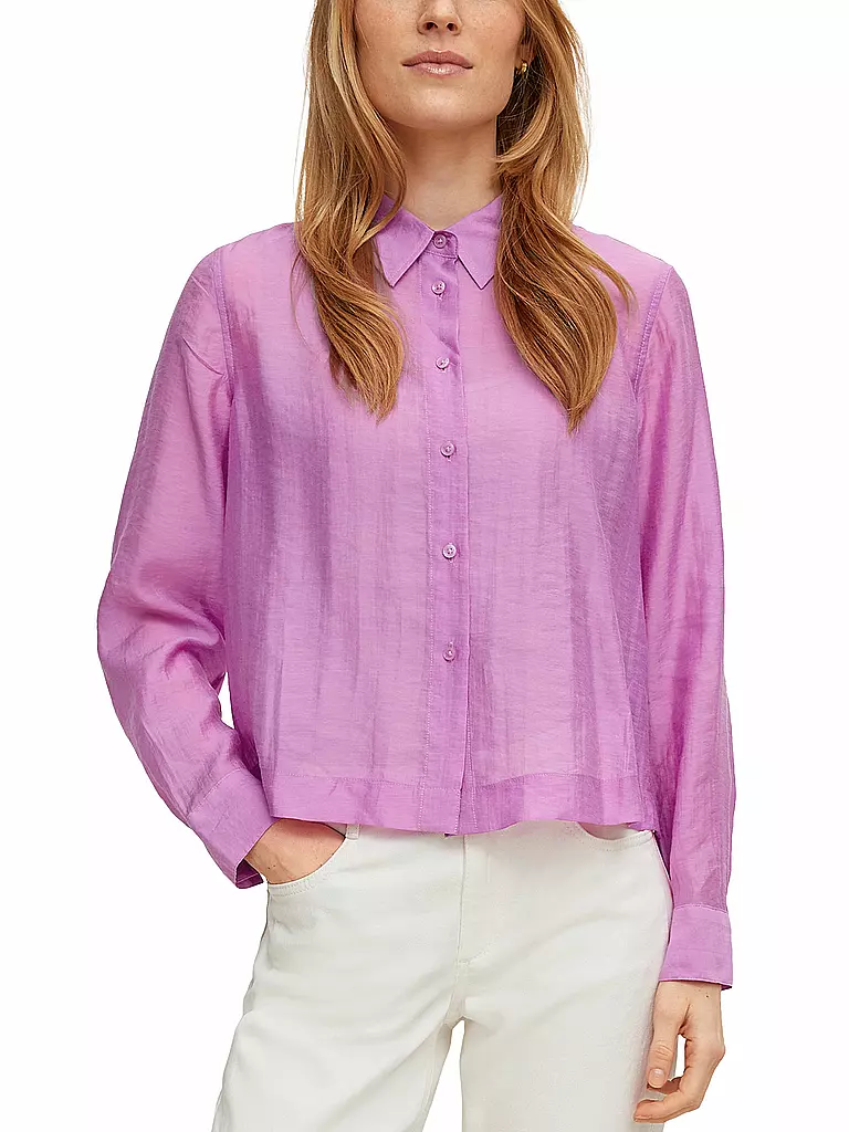 COMMA | Bluse langarm | lila