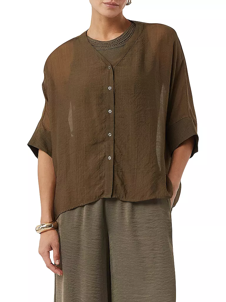 COMMA | Bluse | olive