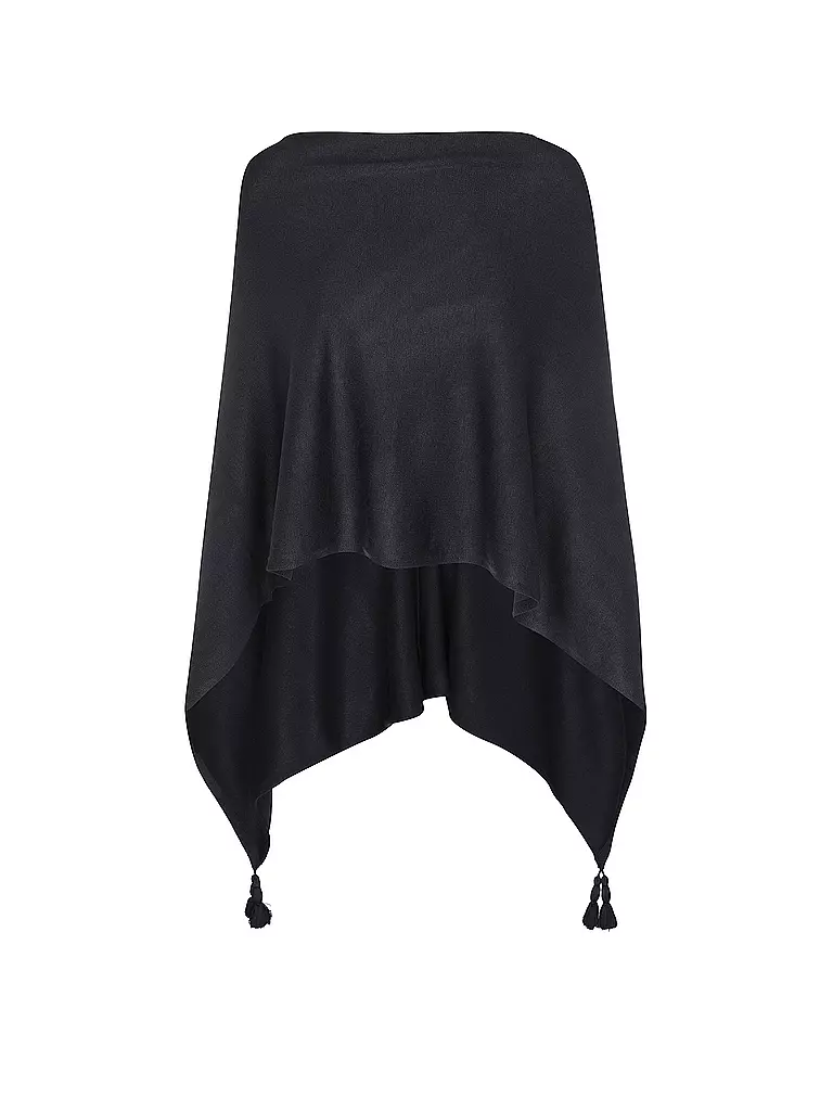 COMMA | Cape - Poncho  | dunkelblau