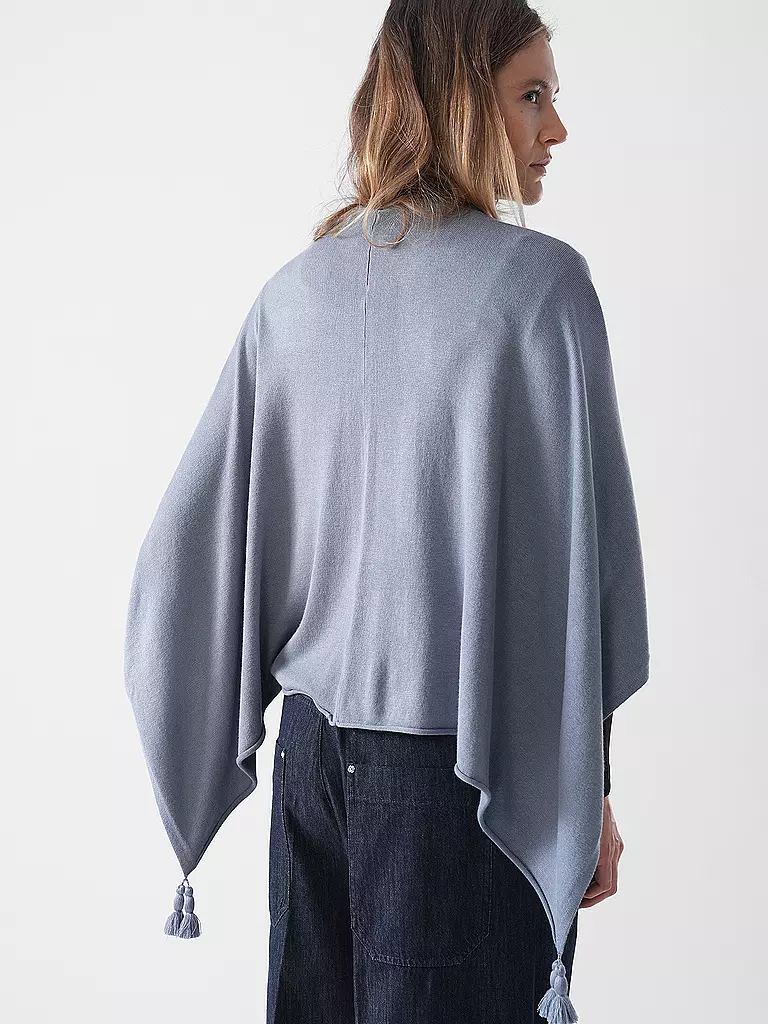 COMMA | Cape - Poncho | dunkelblau