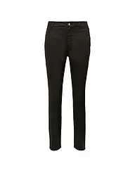 COMMA | Hose in Lederoptik | braun