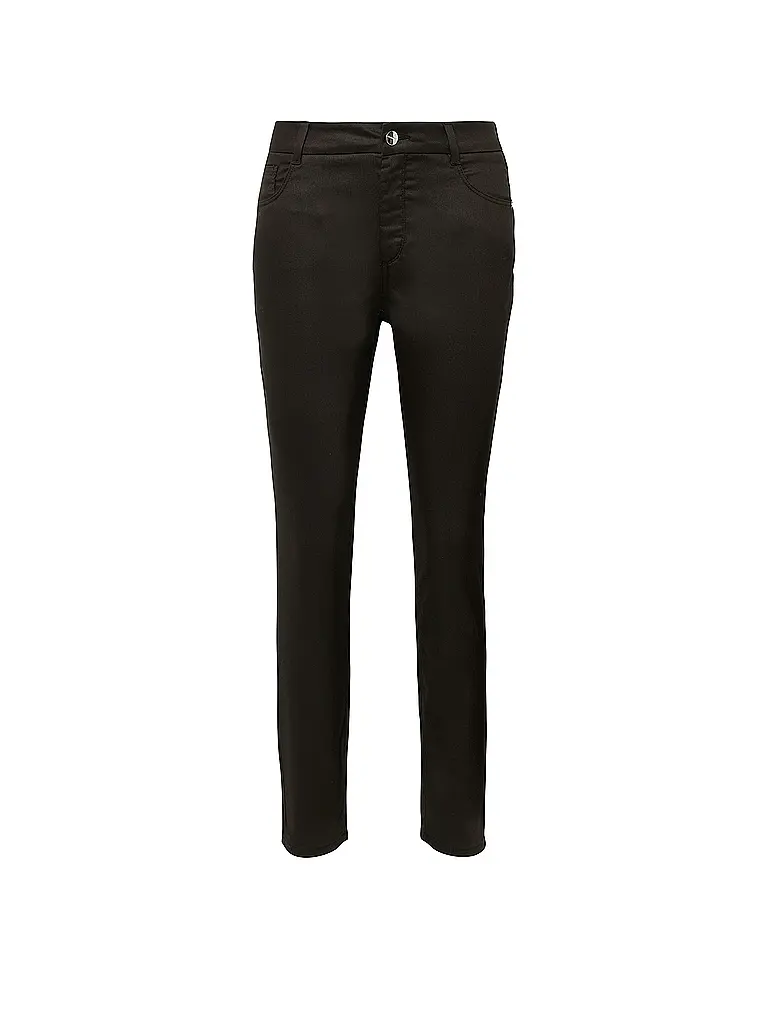 COMMA | Hose in Lederoptik | braun