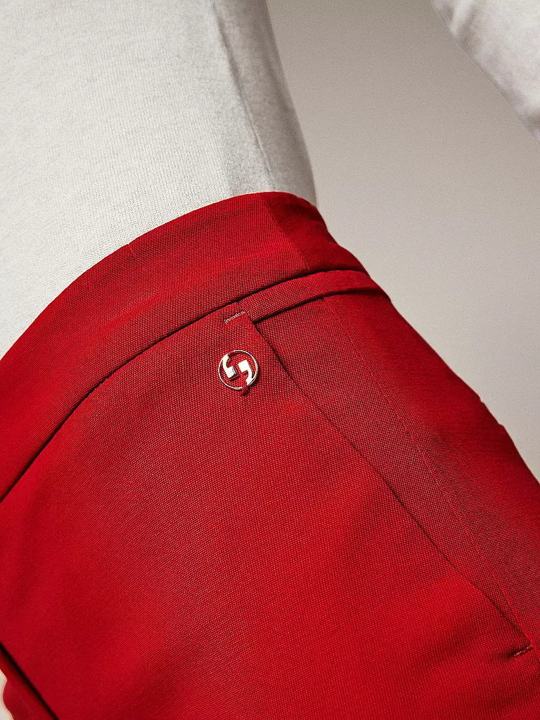 COMMA | Hose Slim Fit 7/8 | rot