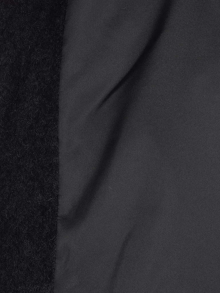 COMMA | Jacke in Felloptik | schwarz