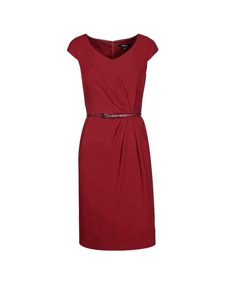 Comma kleid weinrot Clearance