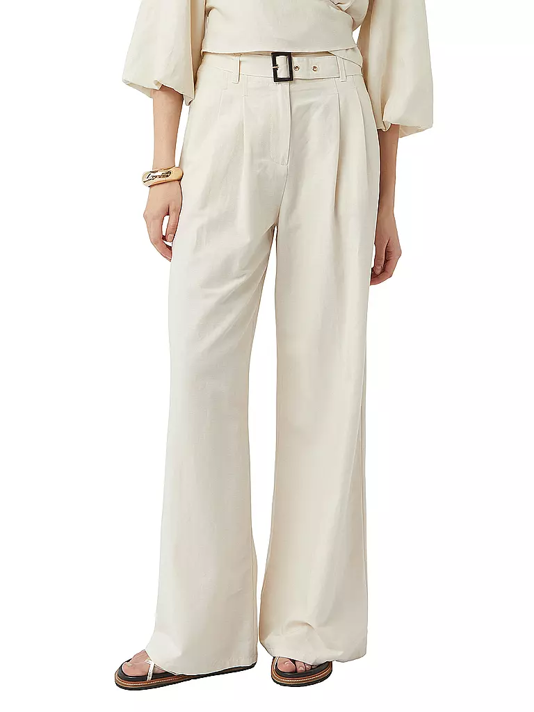 COMMA | Marlenehose  | beige