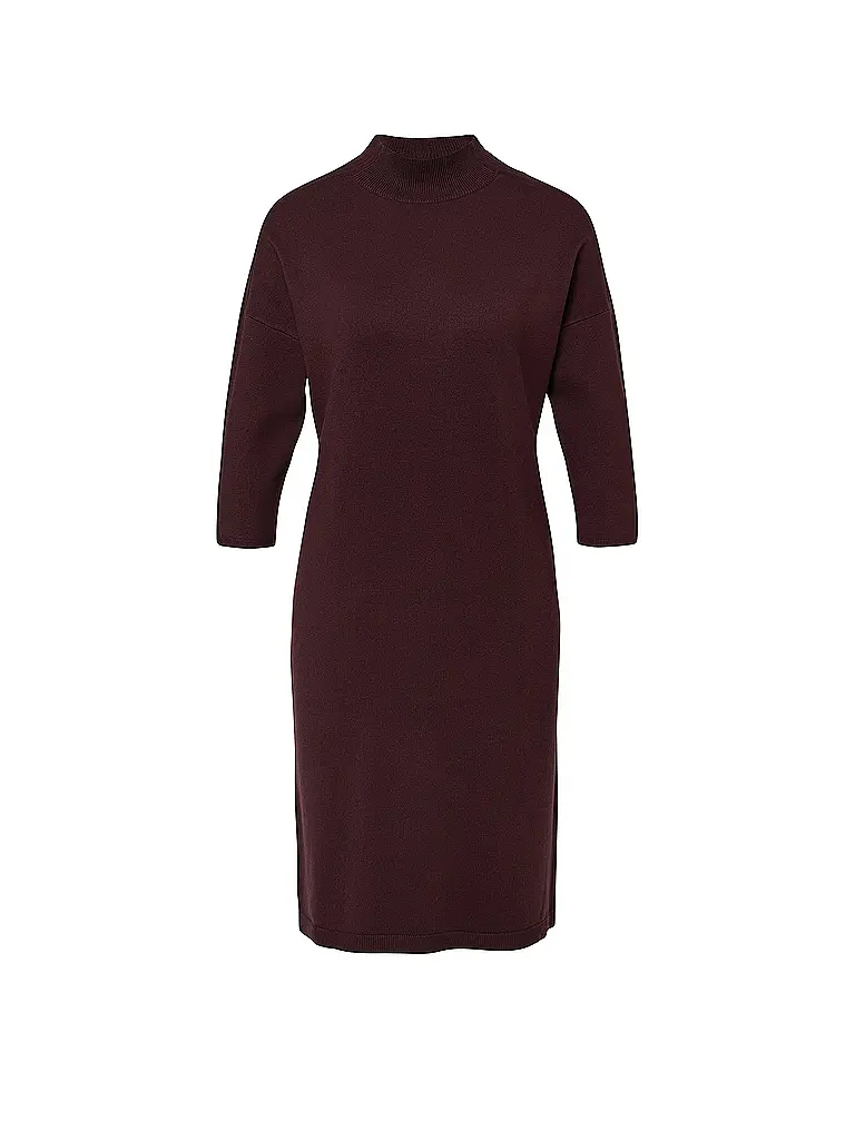 COMMA | Midikleid  | dunkelrot