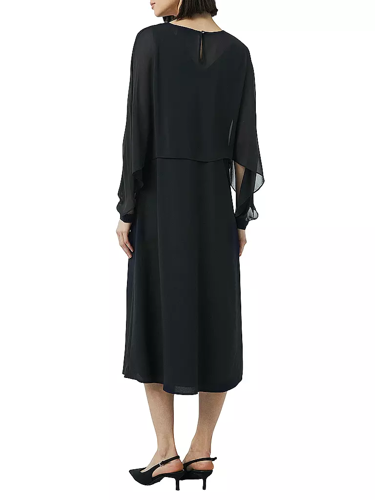 COMMA | Midikleid | dunkelblau