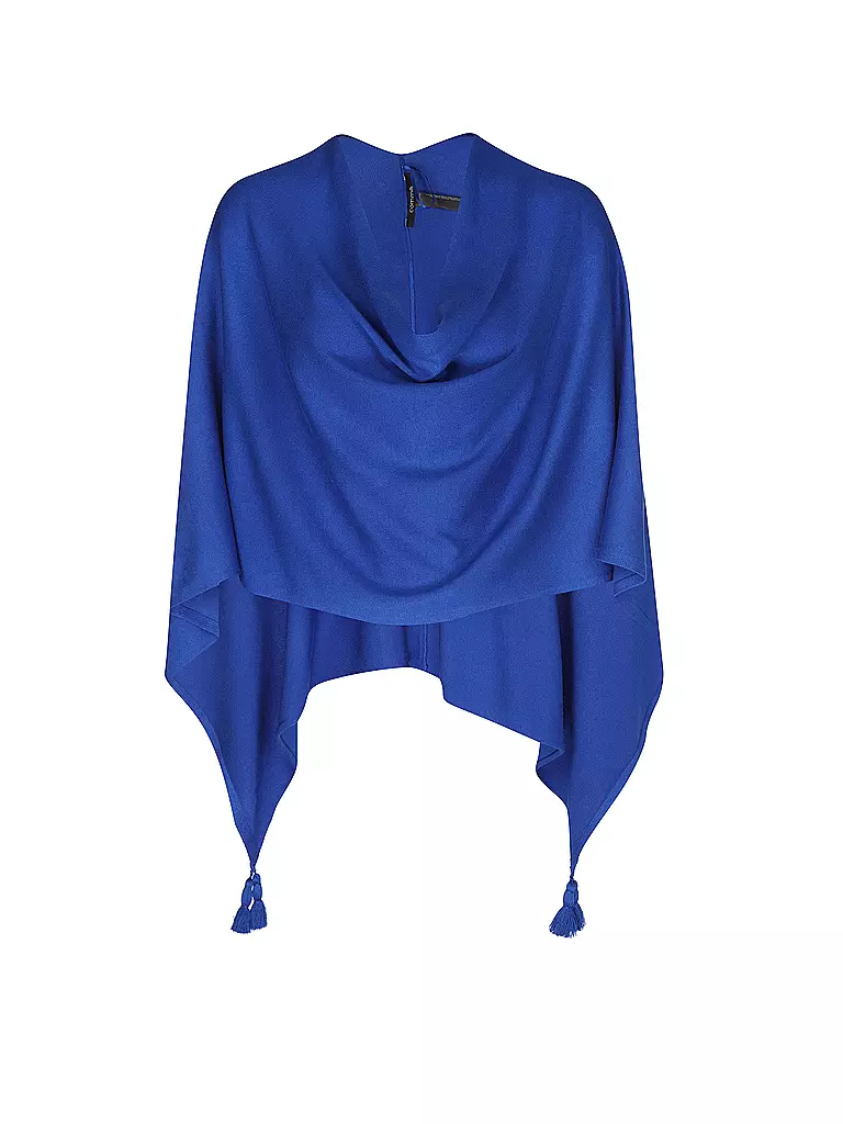 COMMA | Poncho - Cape | blau