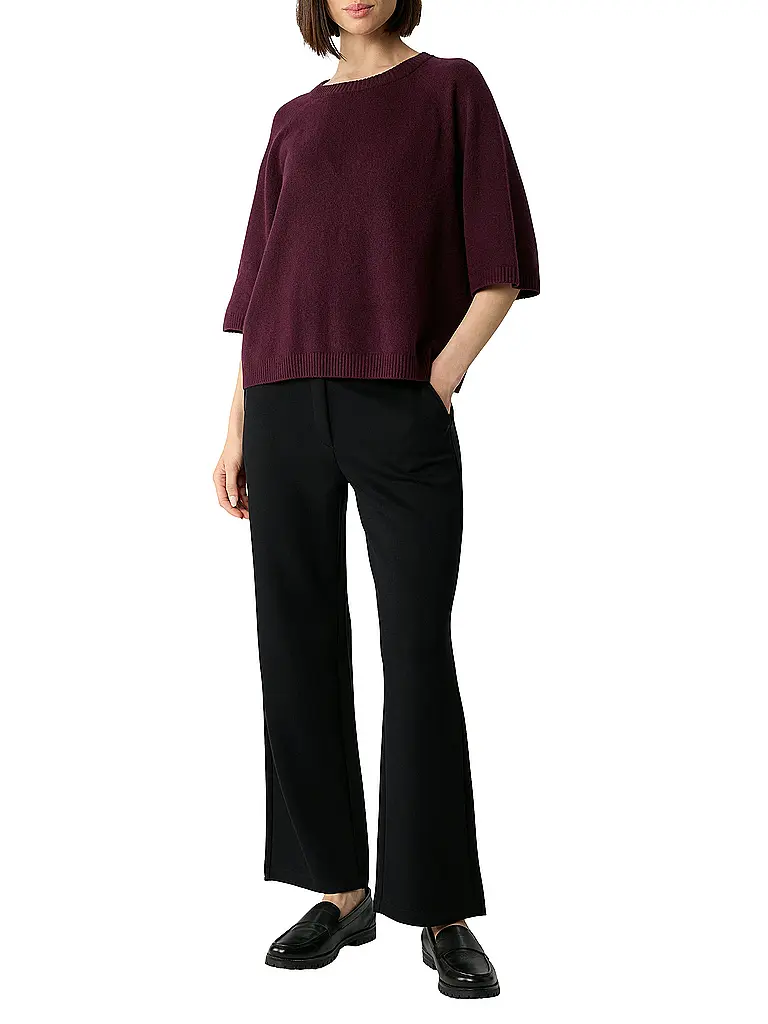 COMMA | Pullover  | dunkelrot