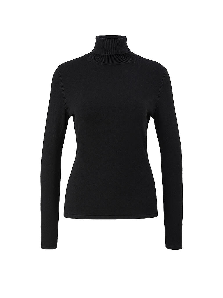 COMMA | Rollkragenpullover | schwarz