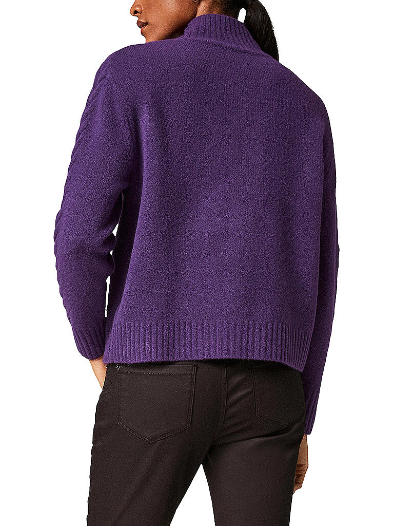 COMMA | Rollkragenpullover | lila