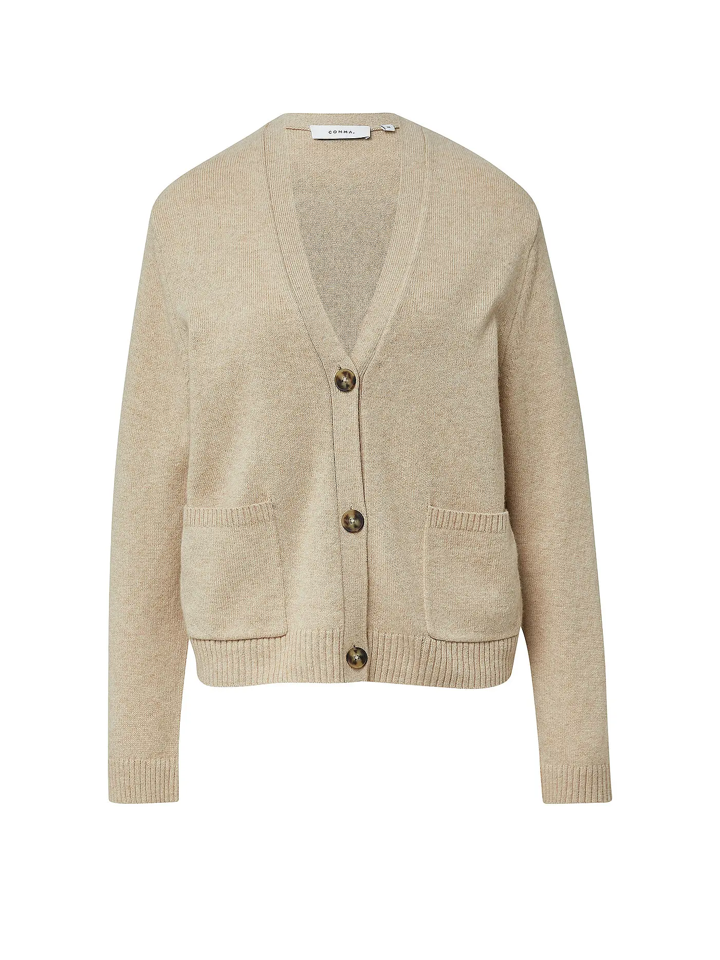 COMMA | Stickjacke | beige