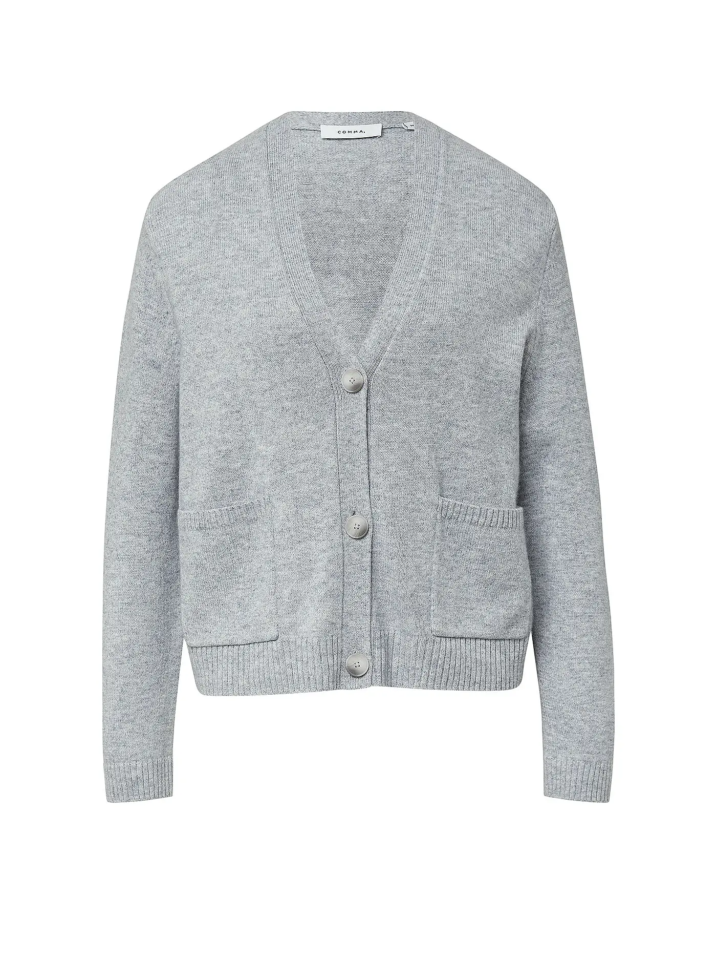 COMMA | Stickjacke | grau
