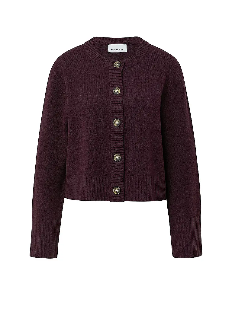 COMMA | Strickjacke | dunkelrot