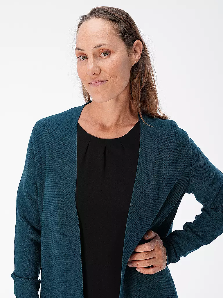 COMMA | Strickjacke | petrol