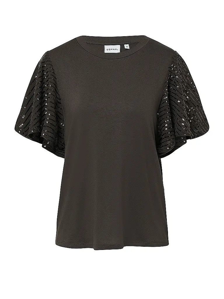 COMMA | T-Shirt  | braun