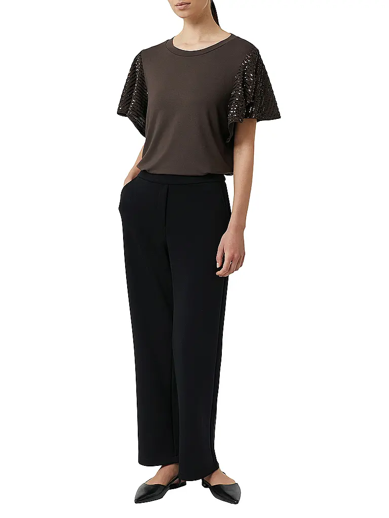 COMMA | T-Shirt  | braun