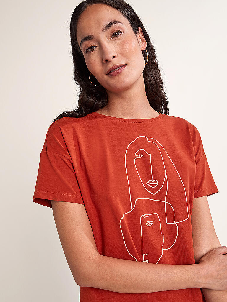 COMMA | T-Shirt | braun
