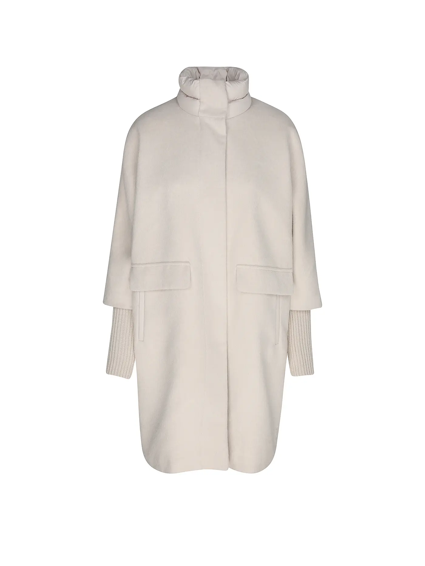 COMMA | Wollmantel | beige