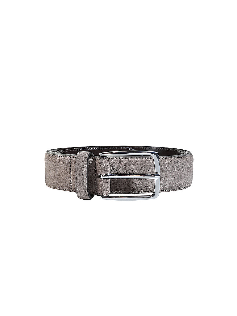 CONDOR Ledergürtel  grau | 85
