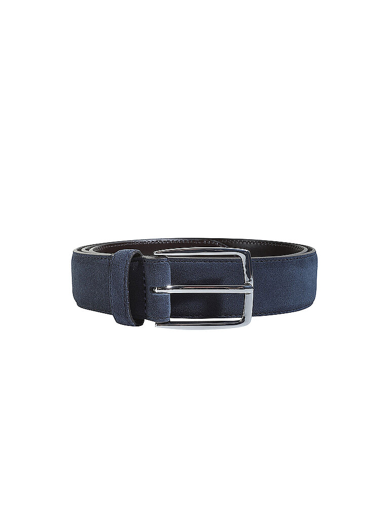 CONDOR Ledergürtel  blau | 85