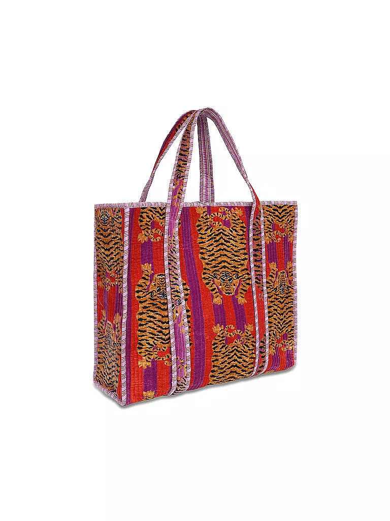 CONSCIOUS YOGA COLLECTIVE | Tasche - Shopper TIBETAN TIGER  TOTE | lila