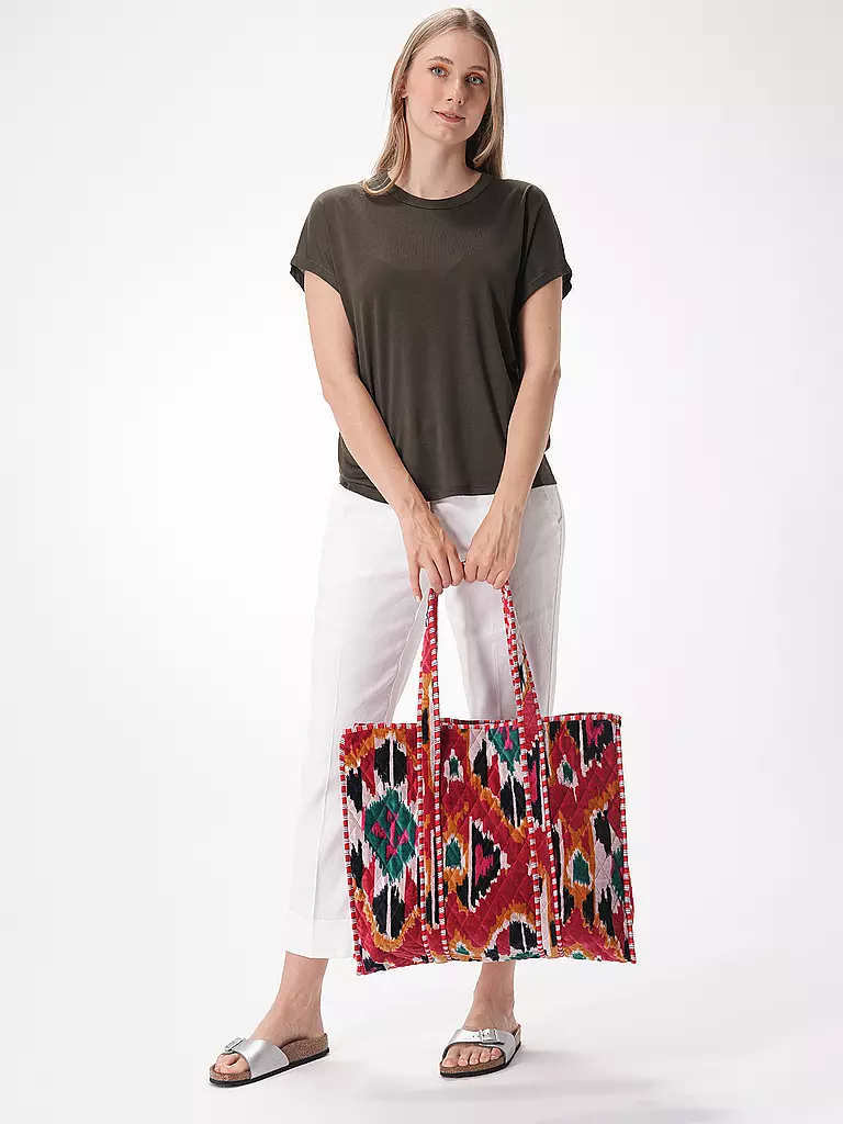 CONSCIOUS YOGA COLLECTIVE | Tasche - Shopper VELVET IKAT SHOPPER | grün