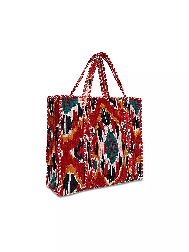 CONSCIOUS YOGA COLLECTIVE | Tasche - Shopper VELVET IKAT SHOPPER | rot