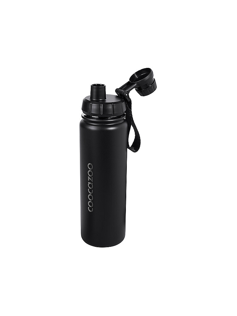 COOCAZOO Edelstahl Trinkflasche 0,7l black