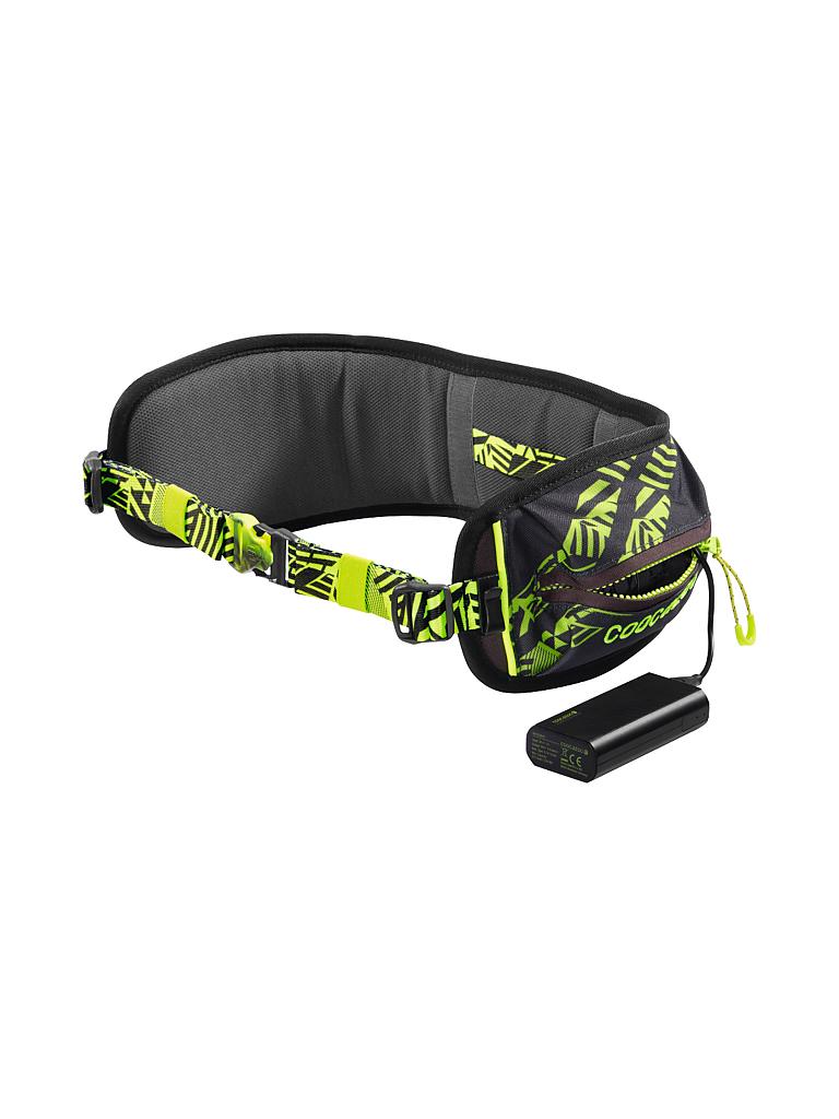 COOCAZOO | Rucksack "ScaleRale" inkl. Hüftgurt mit Power Pack TecCheck Neon Yellow | schwarz