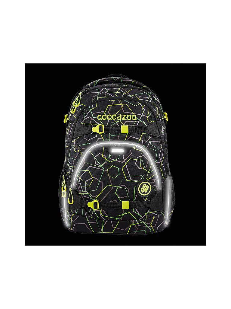 COOCAZOO | Schul-Rucksack "ScaleRale - Laserbeam Black" | schwarz