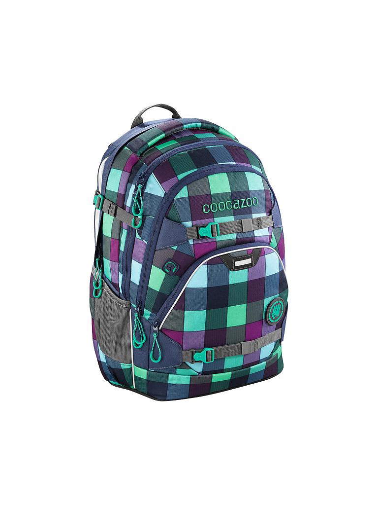 COOCAZOO | Schulrucksack "Scale Rale - Green Purple District" | keine Farbe